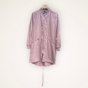 Mauve H and M midi jacket size 8